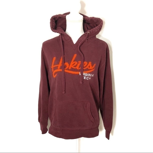 Virginia Tech Hooded Sweatshirt Small Women’s Red - Picture 1 of 6